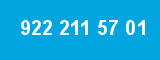 922 211 57 01 922 211 57 01